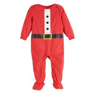 SANTA Baby Footed Pajamas